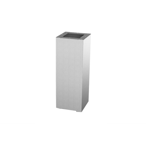 Pedestal, 21.38 in. H x 8 in. W x 8 in. L, 304 Stainless Steel